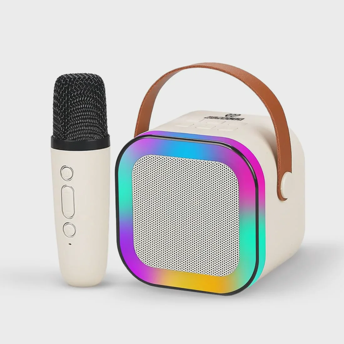 Mini Portable Karaoke Bluetooth Speaker with Wireless Microphone