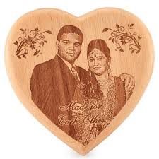 Custom Laser Engraved Wooden Photo Plaque
