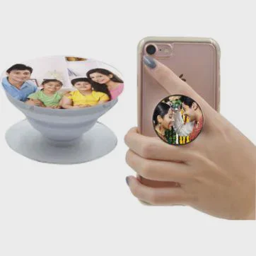 Personalised Circular Photo PopSocket & Phone Stand