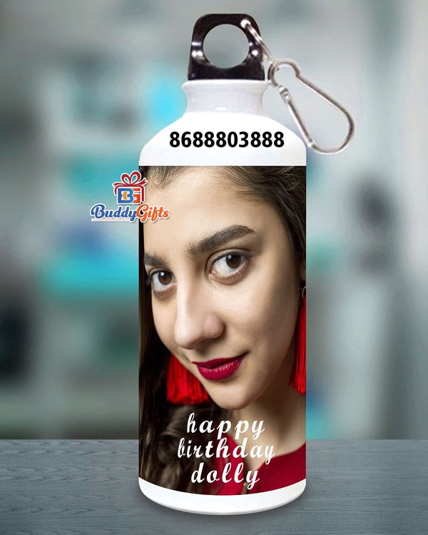 Personalised Photo Printed Aluminium Sports Sipper Bottle (750ml)