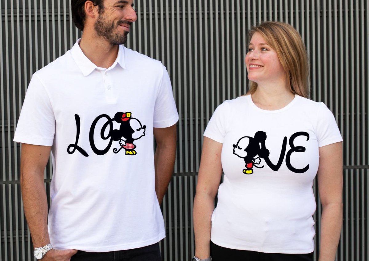 Couple Shirts — Disney Tinkerbell Magic Love