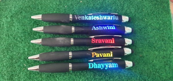 Personalised LED Illuminated Stylus Ballpoint Pen