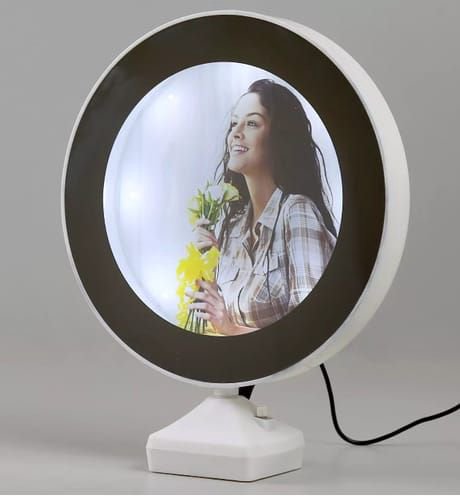 Personalised LED Magic Mirror Photo Frame (Dual Function)