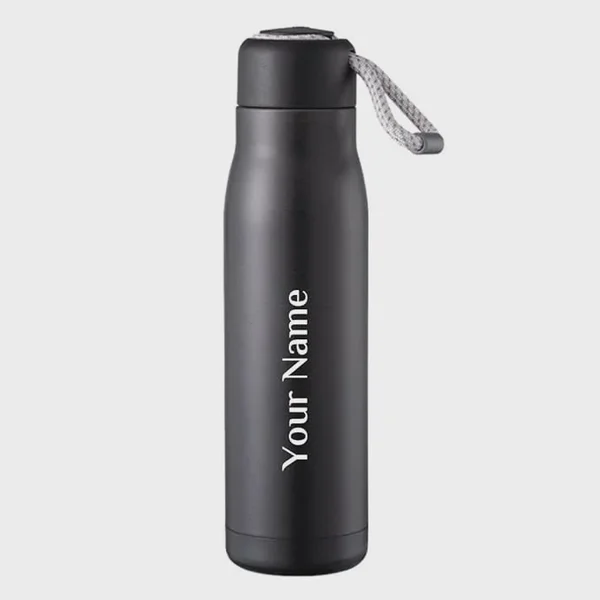 Laser-Engraved Double-Wall Rope Handle Vacuum Flask (750ml)