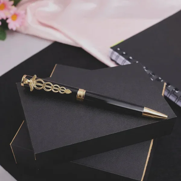 Executive Medical Caduceus Doctor Rollerball Pen (Gold & Black)