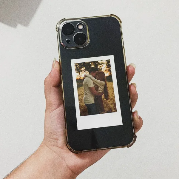 Mini Retro Polaroid Couple Photo Prints for Clear Phone Cases (Pack of Prints)