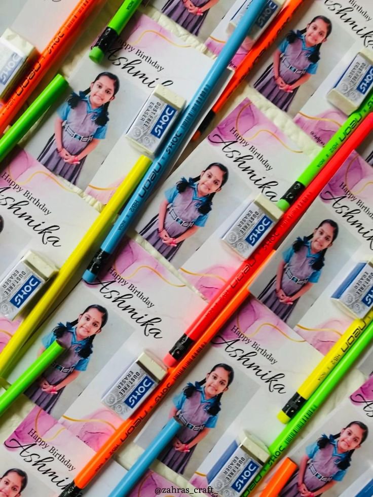 Personalised Kids Birthday Return Gift Stationery Pack