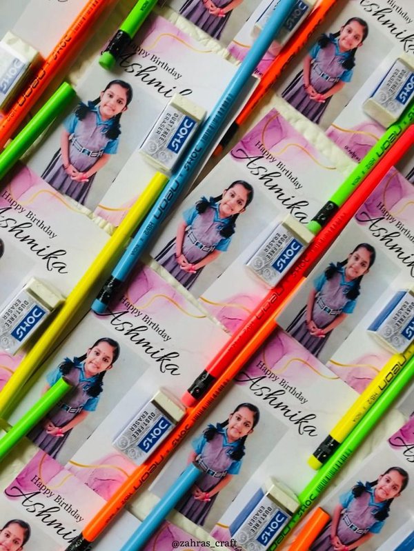 Personalised Kids Birthday Return Gift Stationery Pack