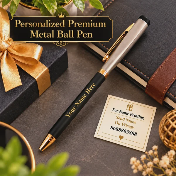 Personalized Black and Gold Premium Gift Pen