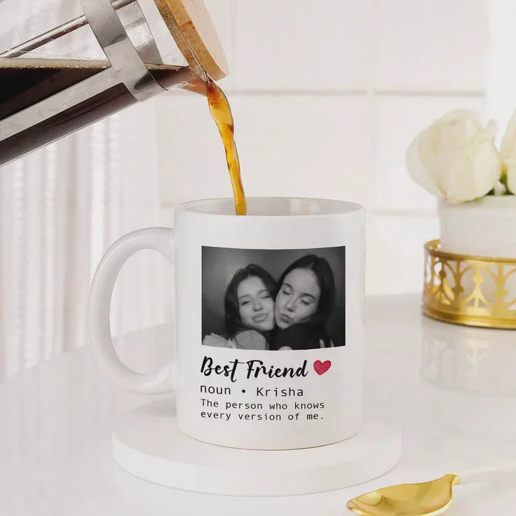 Personalised "Best Friend Definition" Ceramic Coffee Mug