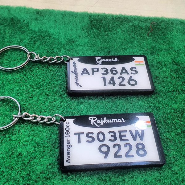 Personalised Acrylic Spotify Code Photo Keychain